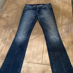 7 FOR ALL MANKIND 777 🔥 bootcut Argyle Jean  size 29